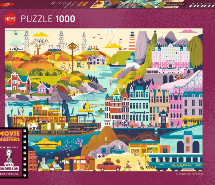 Puzzle - Heye - Wes Anderson-filmek