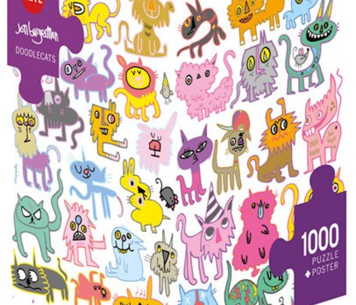 Puzzle - Heye - Macska firkák - Triangular puzzle