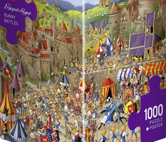 Puzzle - Heye - Nyúlverseny - Triangular puzzle