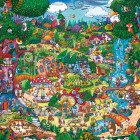 Puzzle - Heye - Foresta magica - Triangular puzzle