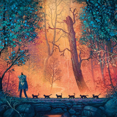 Vándorlás az erdőn keresztül