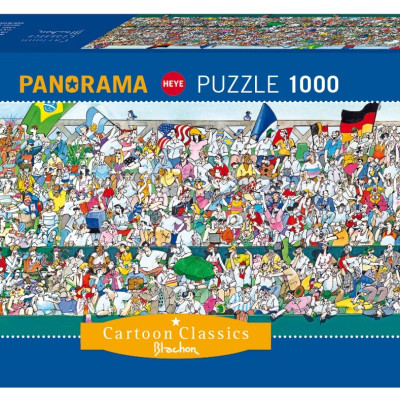 Sport rajongók - Panoramatikus Puzzle