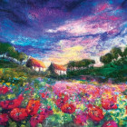 Puzzle - Heye - Pipacsok naplementekor