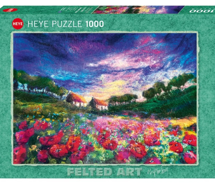 Puzzle - Heye - Pipacsok naplementekor