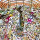 Puzzle - Heye - Vasútállomás - Triangular puzzle