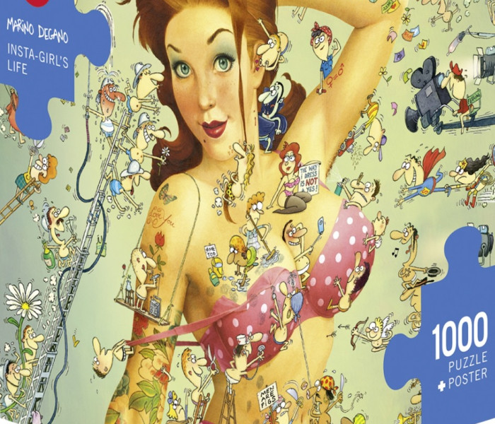 Puzzle - Heye - A lányok élete az Instagramon - Triangular puzzle