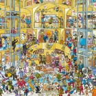 Puzzle - Heye - Szállodai élet- Triangular puzzle