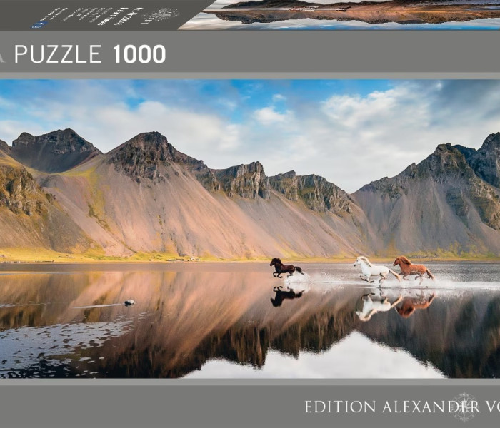 Puzzle - Heye - Izlandi lovak - Panoramatikus Puzzle