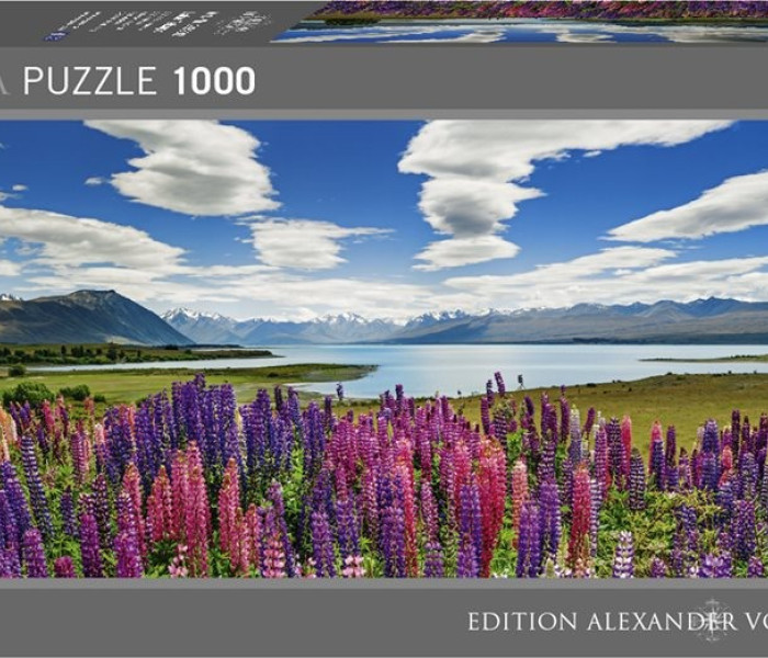 Puzzle - Heye - Tekapo-tó, Új-Zéland - Panoramatikus Puzzle