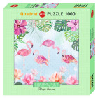 Puzzle - Heye - Flamingók és tavirózsák