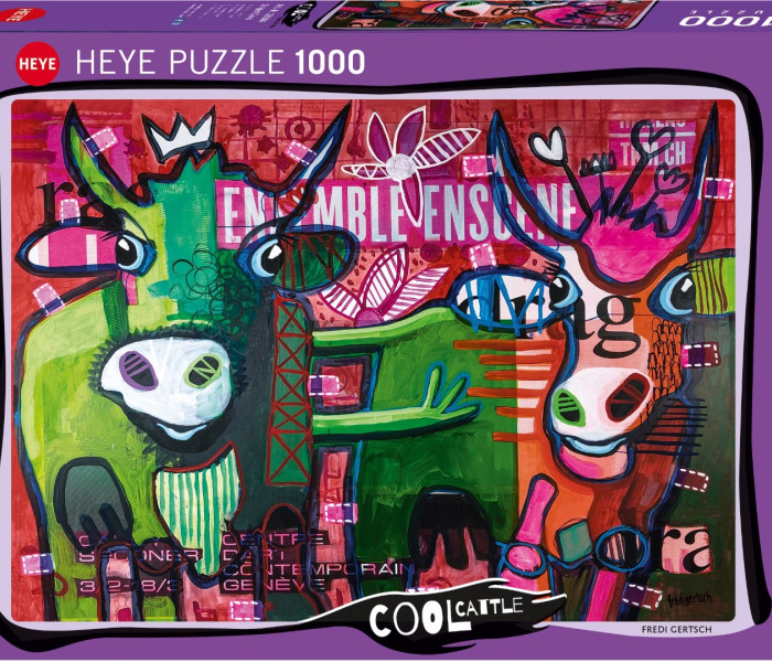 Puzzle - Heye - Csíkos tehenek