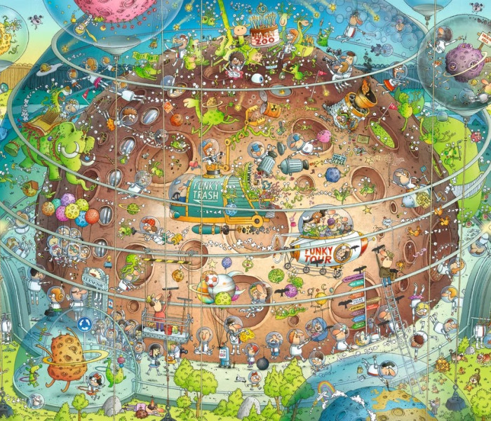 Puzzle - Heye - ÁLLATKERT - Űr expozíció