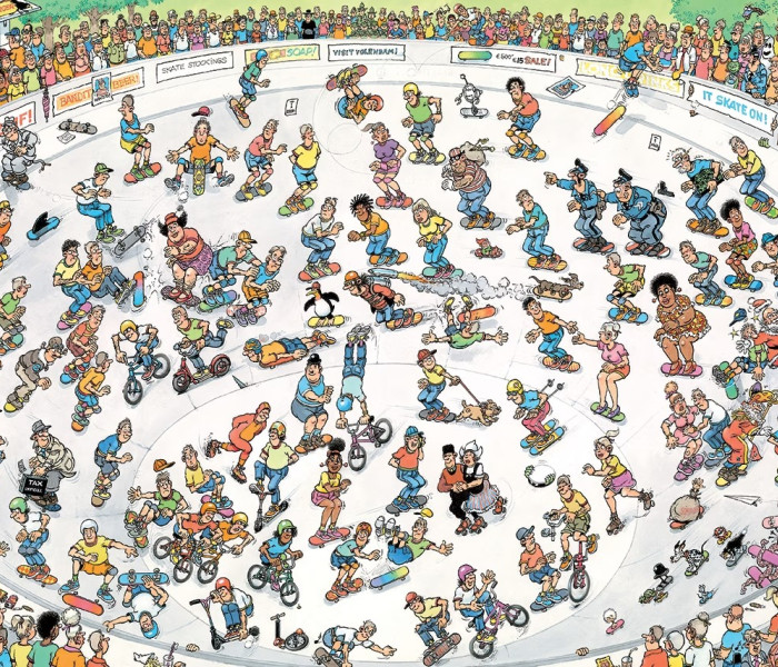 Puzzle - Jumbo - Gördeszkázás