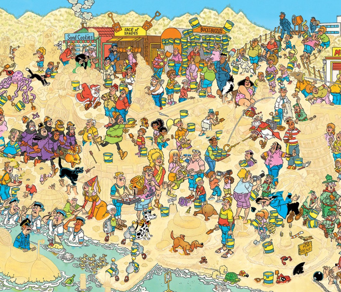 Puzzle - Jumbo - Homokszobrok