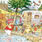 Puzzle - Jumbo - Kempingi felfordulás! - WASGIJ Puzzle