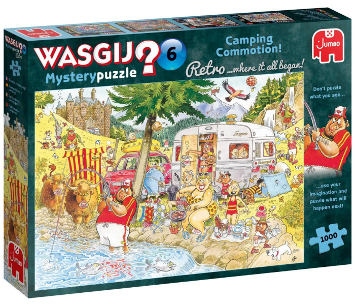Puzzle - Jumbo - Kempingi felfordulás! - WASGIJ Puzzle
