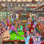 Puzzle - Jumbo - Szórakozás a fogadóban - WASGIJ Puzzle