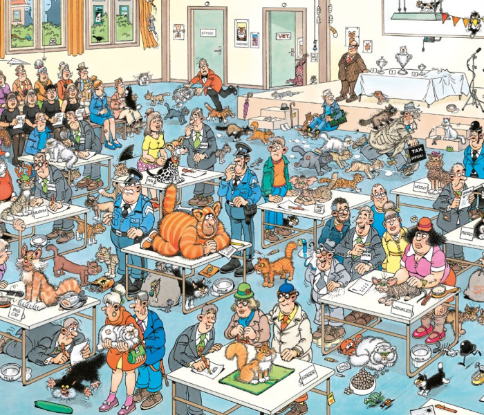 Puzzle - Jumbo - Macskakiállítás