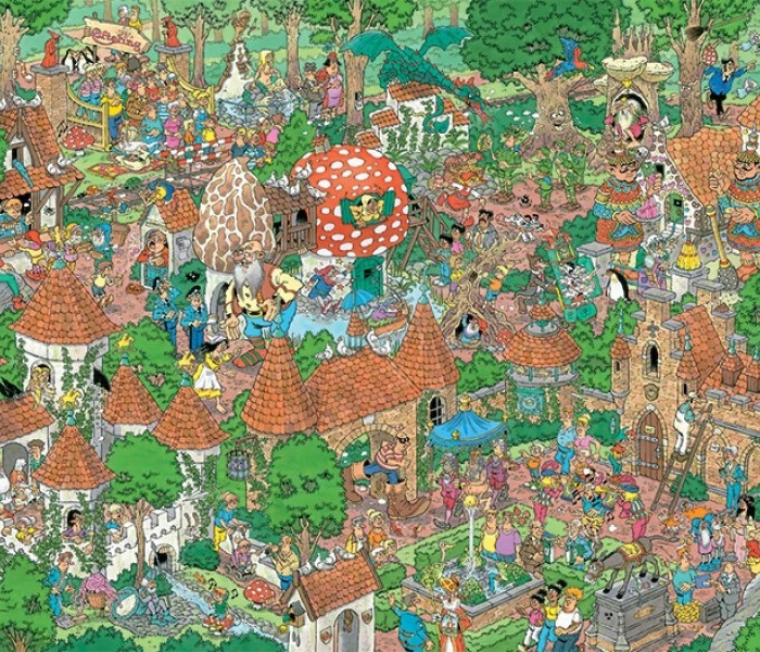 Puzzle - Jumbo - Mesebeli erdő