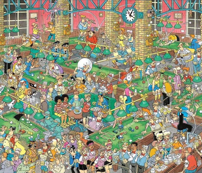 Puzzle - Jumbo - Biliárd