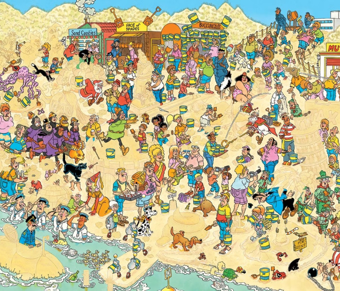 Puzzle - Jumbo - Homokszobrok