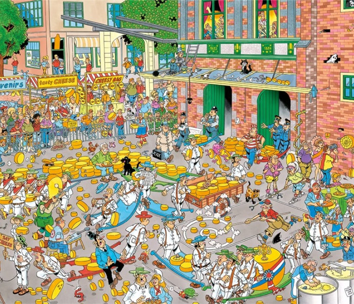 Puzzle - Jumbo - Sajtpiac + Vitorlásverseny