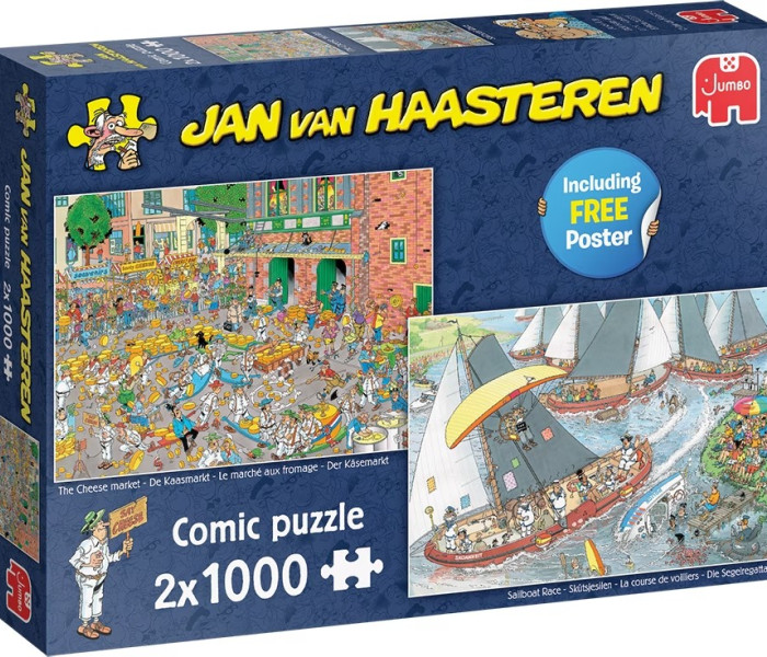 Puzzle - Jumbo - Sajtpiac + Vitorlásverseny