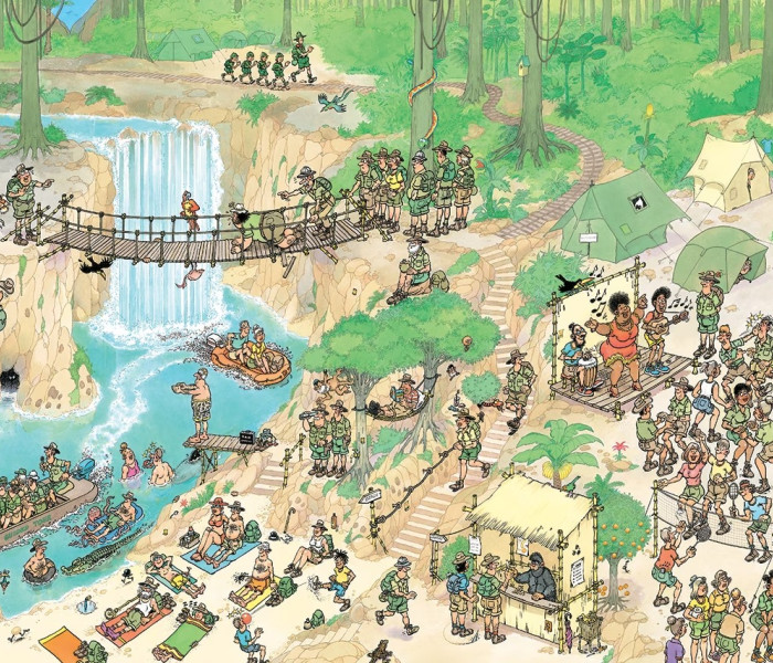 Puzzle - Jumbo - Üdvözlünk a dzsungelben!