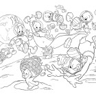 Puzzle - Lisciani - Kacsák az űrben - Maxi