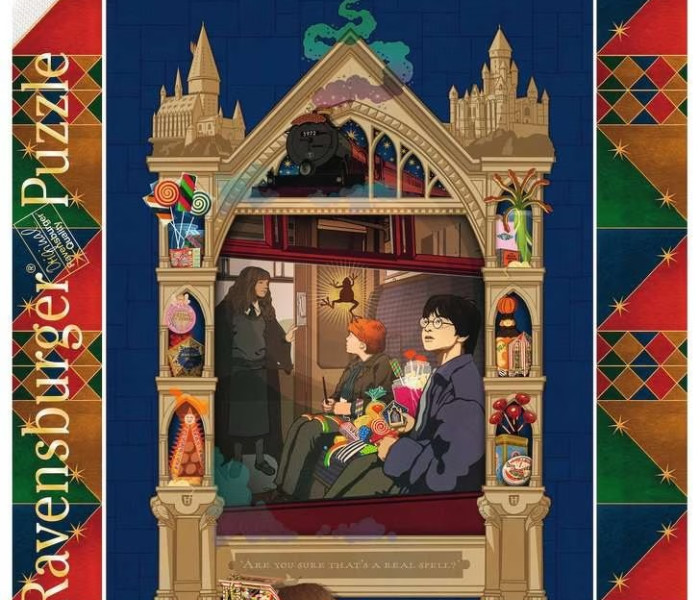 Puzzle - Ravensburger - Harry Potter úton Roxfortba
