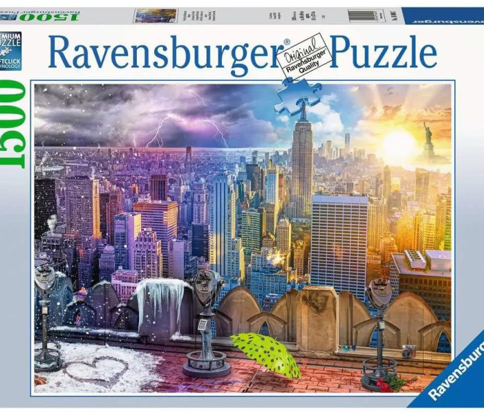 Puzzle - Ravensburger - 4 évszak New Yorkban