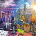 Puzzle - Ravensburger - 4 évszak New Yorkban