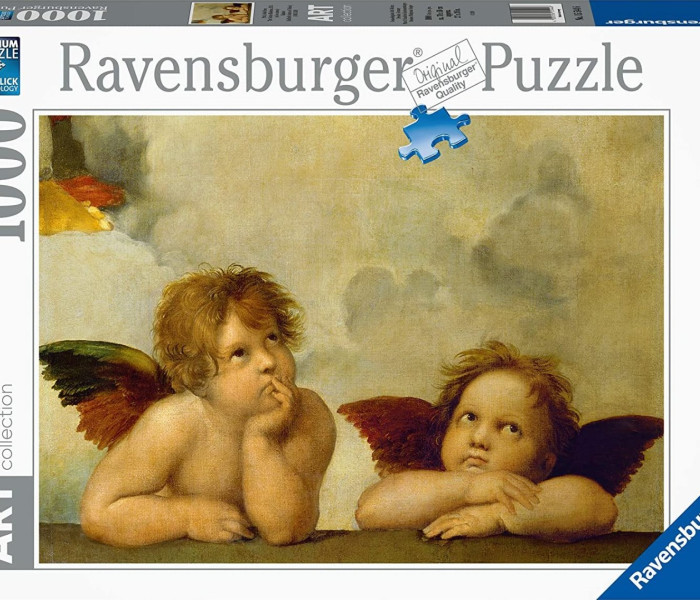 Puzzle - Ravensburger - Angyalok Sixtus Madonna