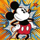 Puzzle - Ravensburger - Retro Mickey egér
