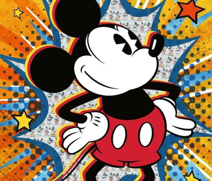 Puzzle - Ravensburger - Retro Mickey egér