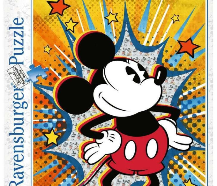 Puzzle - Ravensburger - Retro Mickey egér