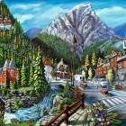 Puzzle - Ravensburger - Üdvözöljük Banffban
