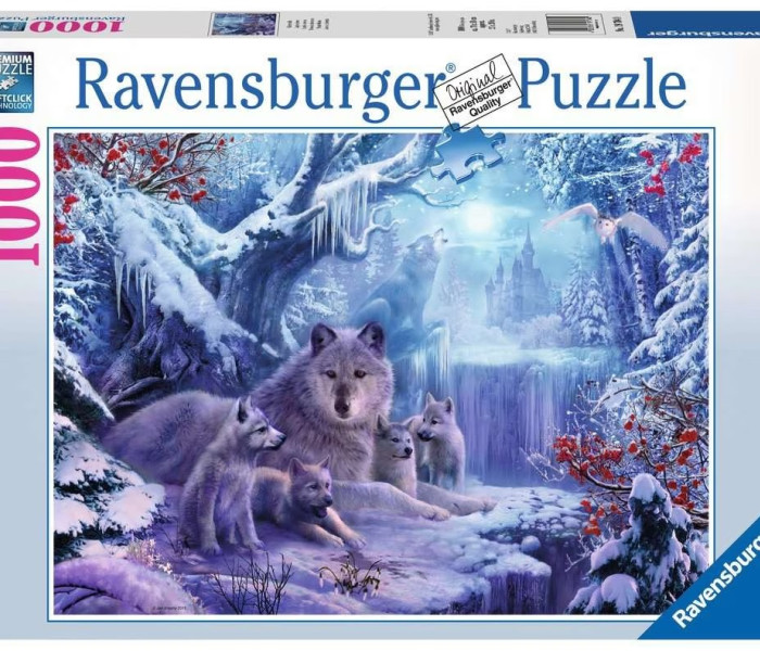 Puzzle - Ravensburger - Téli farkasok
