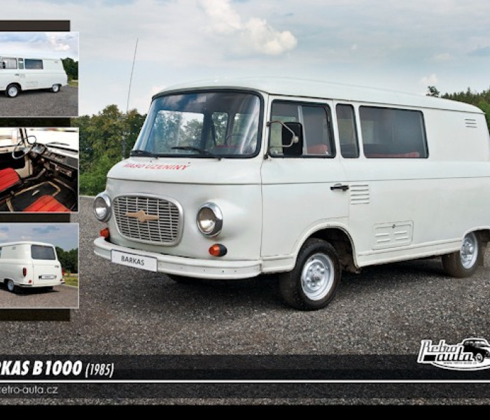 Puzzle - Retro-auta - Puzzle Barkas B 1000 (1985)