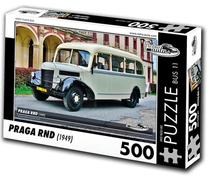 Puzzle - Retro-auta - Busz Praga RND (1949)