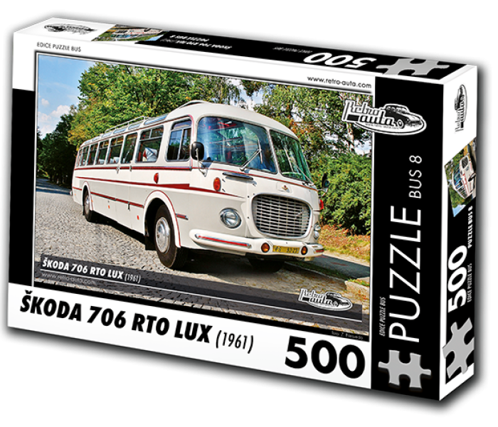 Puzzle - Retro-auta - Busz Škoda 706 RTO LUX (1961)