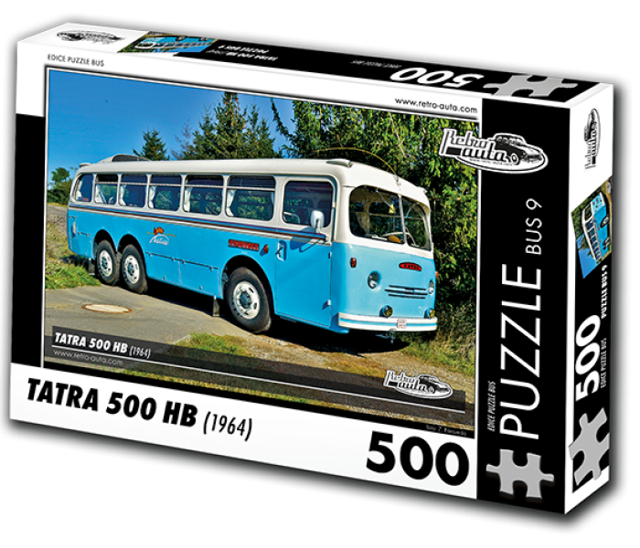 Puzzle - Retro-auta - Busz Tatra 500 HB (1964)