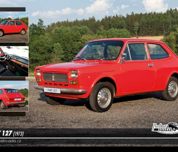 Puzzle - Retro-auta - Puzzle Fiat 127 (1973)