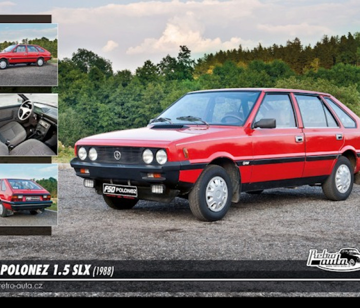 Puzzle - Retro-auta - Puzzle FSO Polonez 1,5 SLX (1988)
