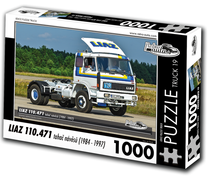 Puzzle - Retro-auta - Liaz 110.471 Nyerges vontató (1984-1997)