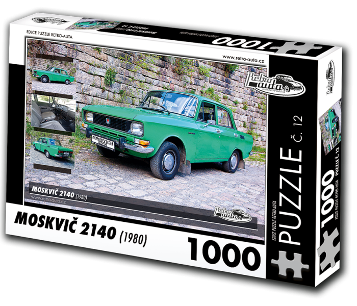 Puzzle - Retro-auta - Puzzle Moskvic 2140 (1980)