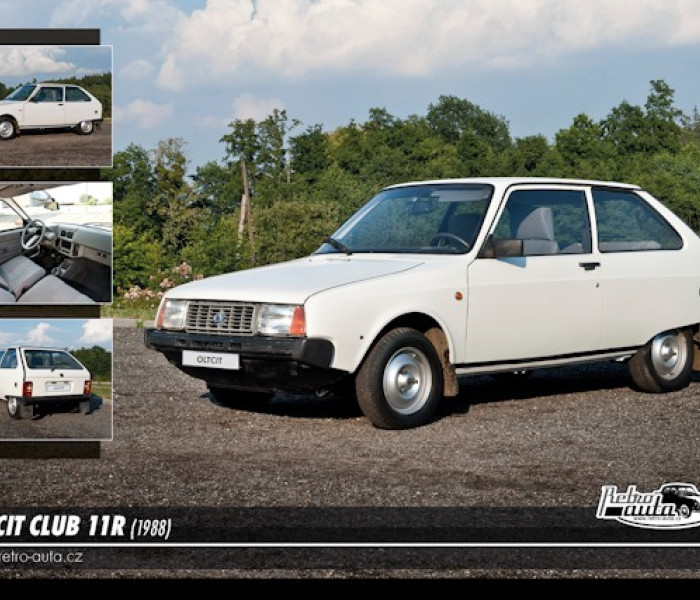 Puzzle - Retro-auta - Puzzle Oltcit Club 11R (1988)
