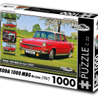Puzzle - Retro-auta - Puzzle Skoda 1000 MBG De Luxe (1967)
