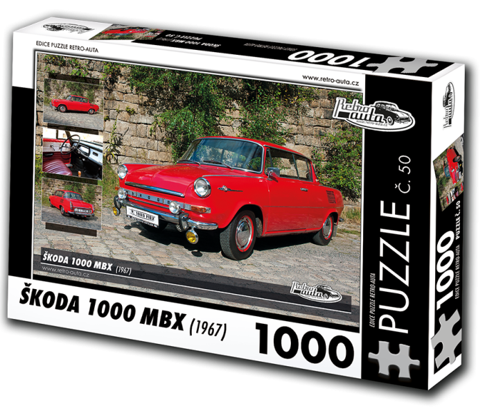 Puzzle - Retro-auta - Puzzle Skoda 100 MBX (1967)