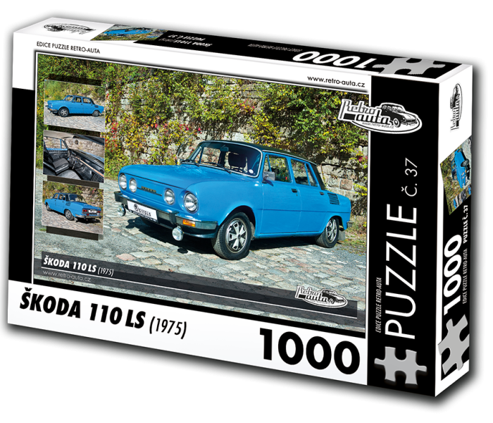 Puzzle - Retro-auta - Puzzle Skoda 110 LS (1975)